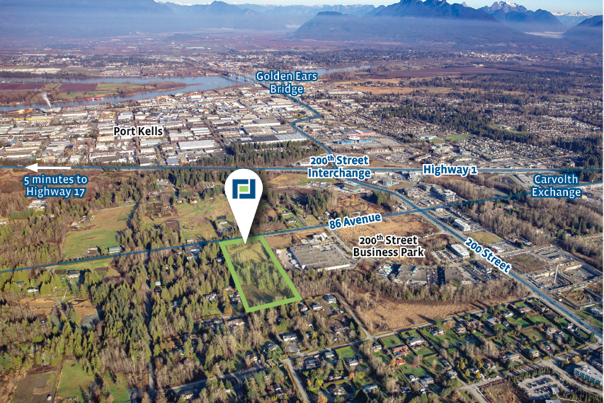 6 Acre “Mixed Employment” Development Site in Langley
