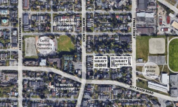 Assembled Townhouse Site in Port Coquitlam