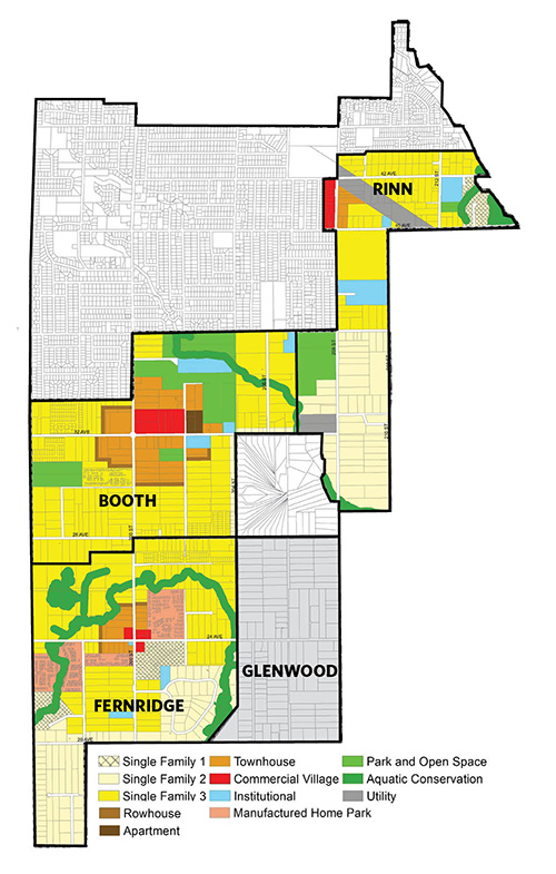 Booth, Fernridge, and Rinn draft land use plans 