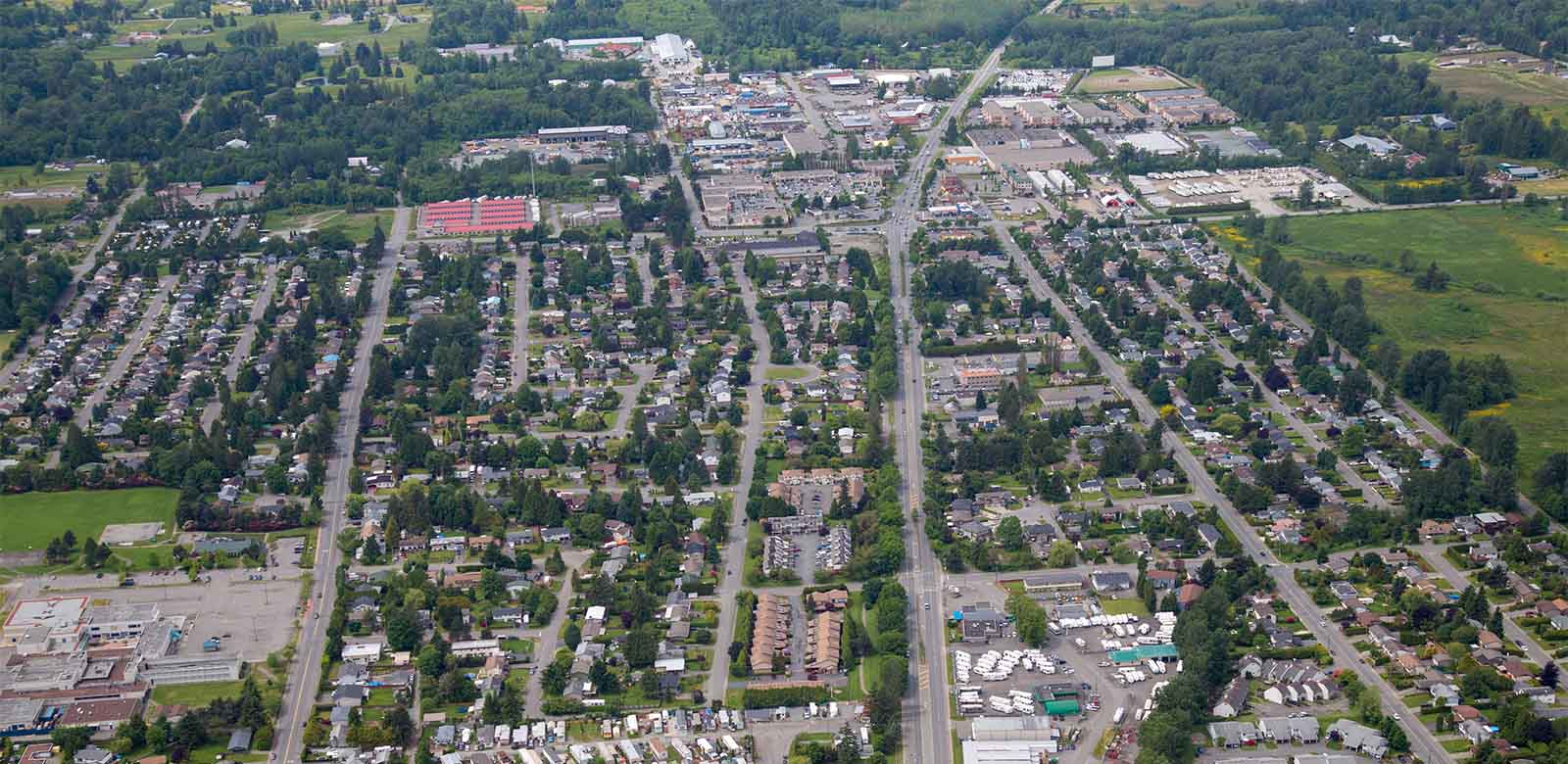 Aerial photo of Aldergrove