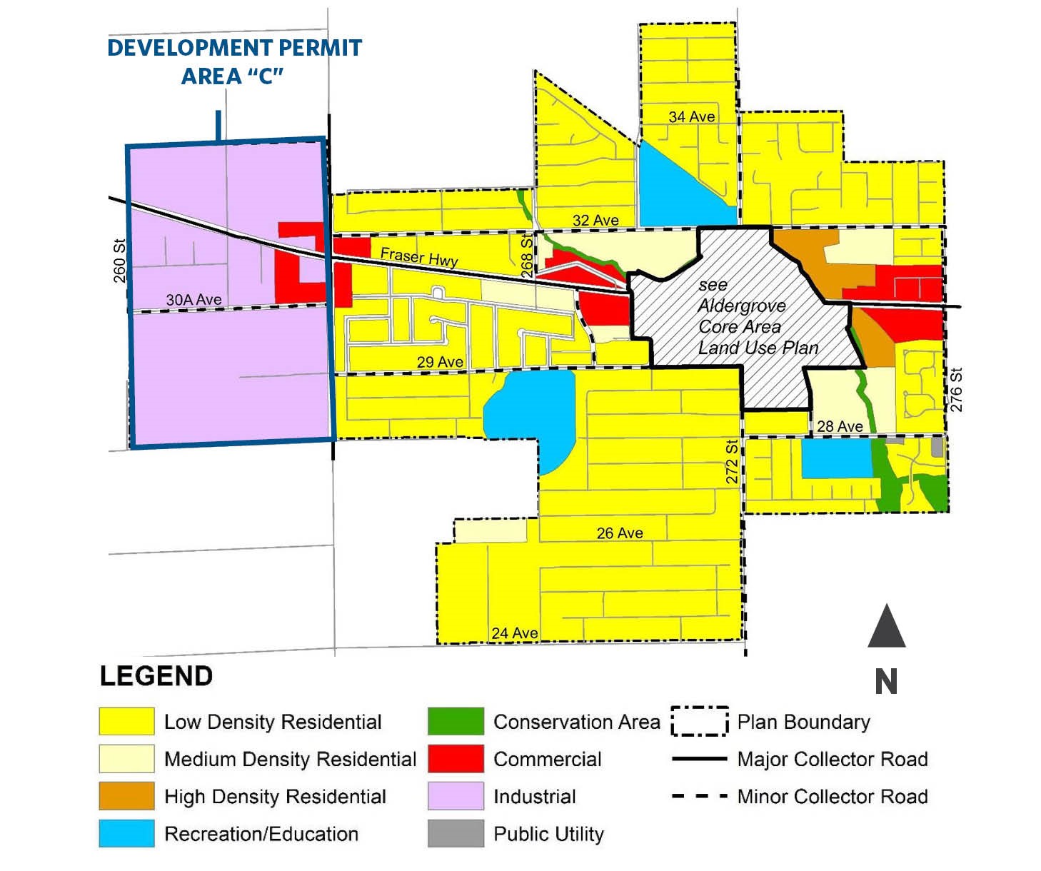 Aldergrove Community Plan - Land Use Map 