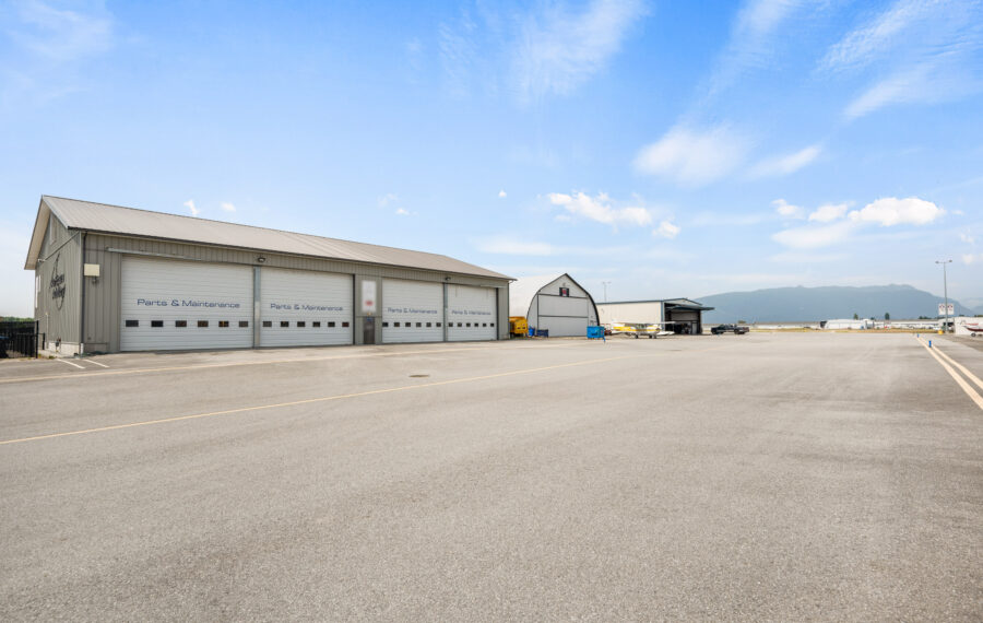 Large Airplane Hangar at YPK Pitt Meadows Airport